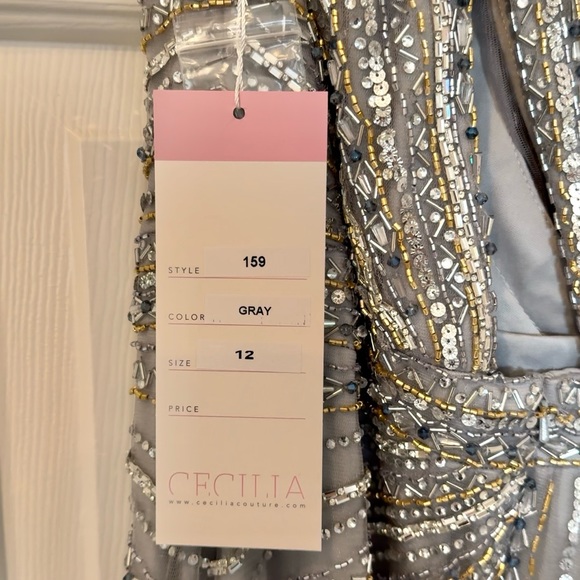 Cecilia Couture One Off Shoulder Gown - Picture 9 of 10